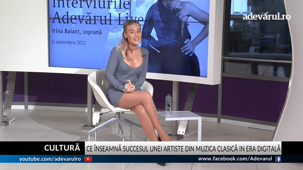 Soprana cântă pop rock. Concertul  Irinei Baianț o călătorie prin toate genurile