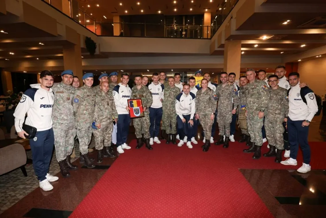 Vizită surpriză pentru tricolori la Zenica FOTO: FRF