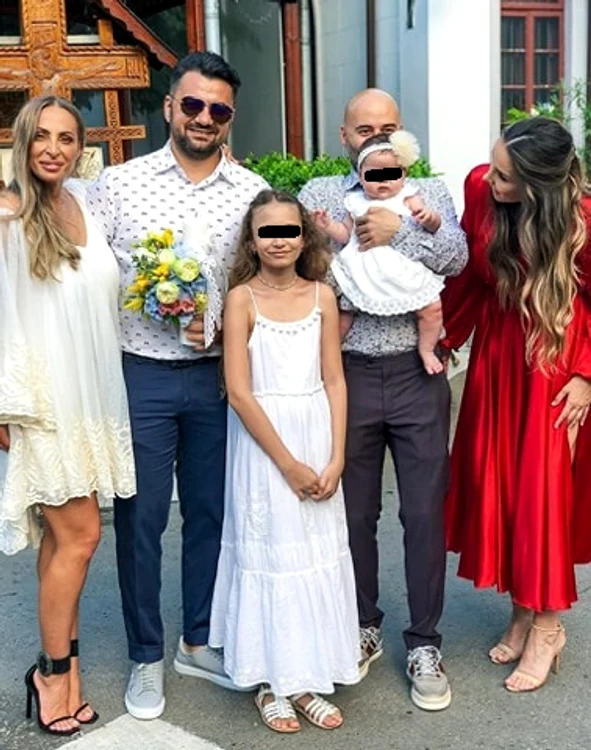 Micuța Mia a fost creștinată