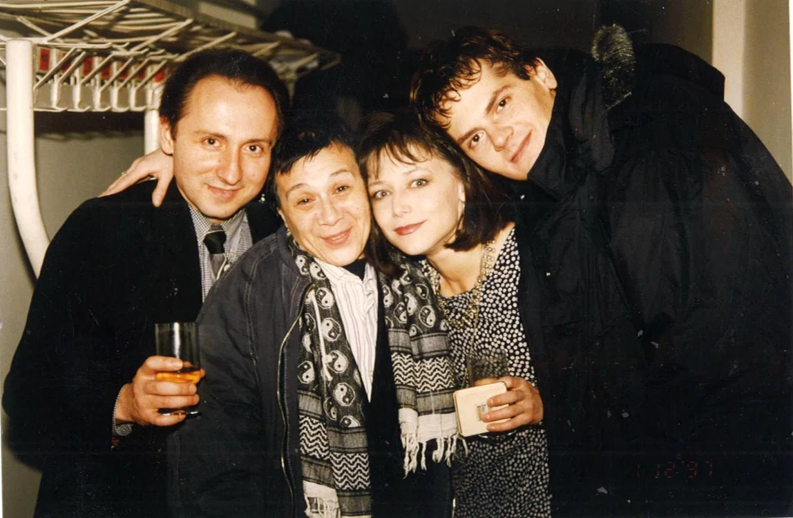 Coca Bloos, Cătălina Mustață și Florin Piersic Jr. 