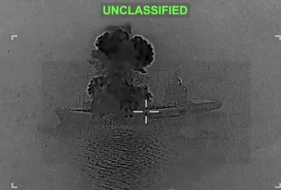 portavion iranian distrus captura CENTCOM jpg