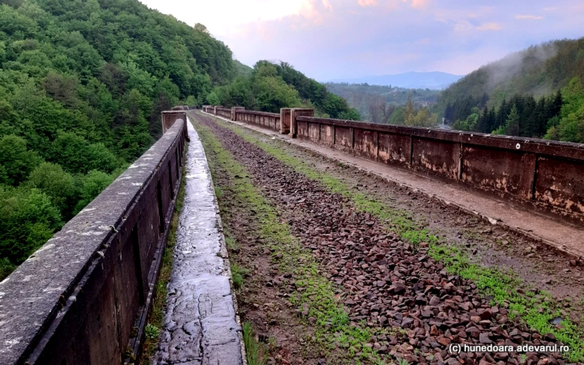 Calea ferată Deva - Brad, viaduct. Foto: Daniel Guță