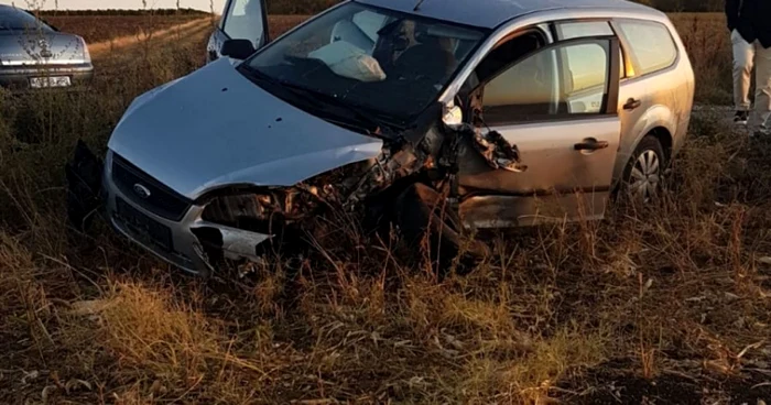 Imgini de la accident FOTO IPJ Constanţa