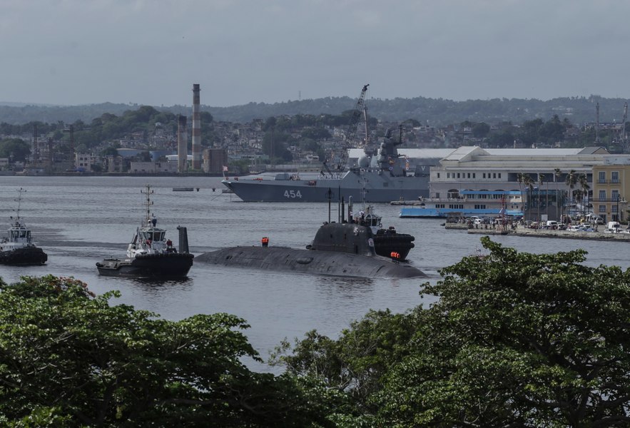 Submarinul rus cu propulsie nucleară Kazan a suferit unele daune în urma călătoriei sale în Cuba FOTO VIDEO