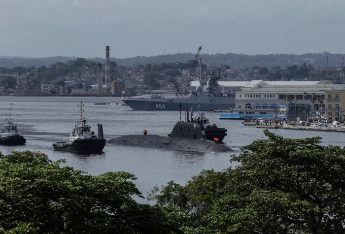 Submarinul cu propulsie nucleară Kazan a părăsit luni Cuba FOTO PROFIMEDIA