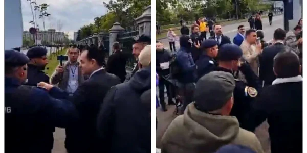 ludovic orban in timpul protestului aur foto captura video webp