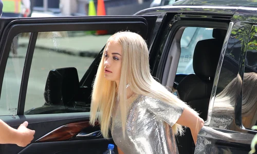 Rita Ora Rocks A Very Short Dress In NYC jpeg