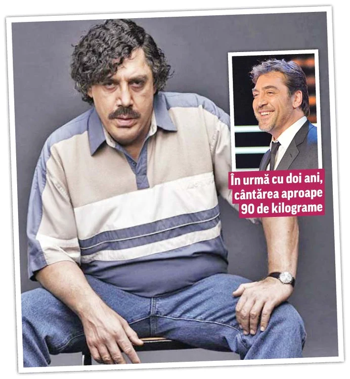 Javier Bardem a ajuns  la suta de kile pentru  rolul lui Pablo Escobar