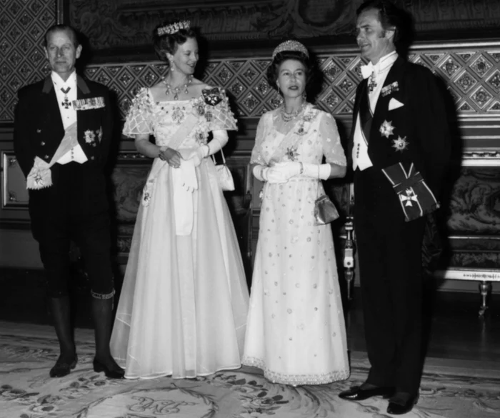 Regina Margareta a Danemarcei, Regina Elisabeta și soții, Getty jpg