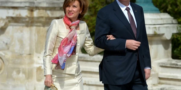 Klaus Iohannis si Carmen FOTO Mediafax 