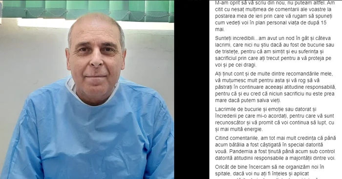 Mesjul dr. Virgil Musta pe Facebook