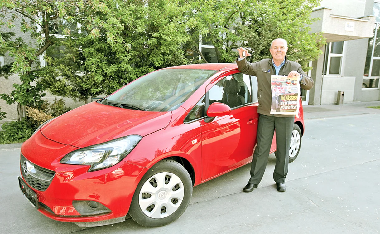 Gheorghe Guşoi a plecat acasă cu un Opel Corsa nou-nouţ