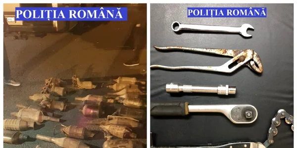 catalizatoare auto politie
