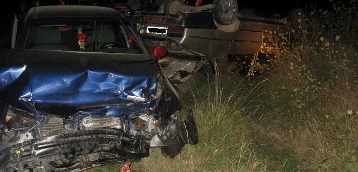 Accidente cu multe masini pe soselele din judetul Valcea