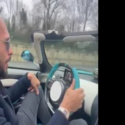Andrew Tate în Bucureşti, captura video jpg