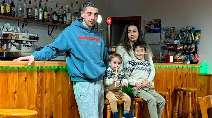 Un cuplu de români cu doi copii s-a stabilit recent în localitea Tronchón / foto: Cedida