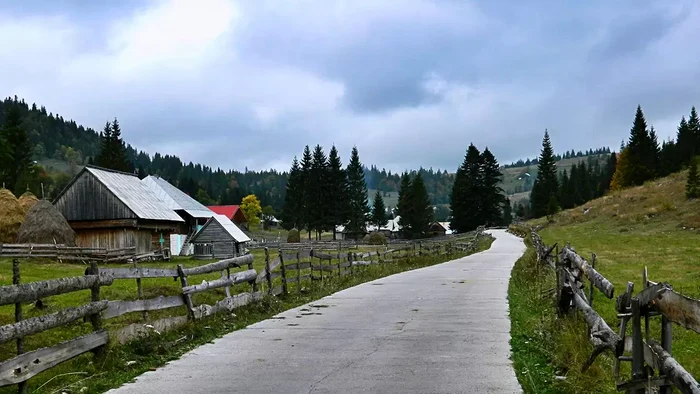 Sat din comuna Scărișoara, Munții Apuseni FOTO Adevărul