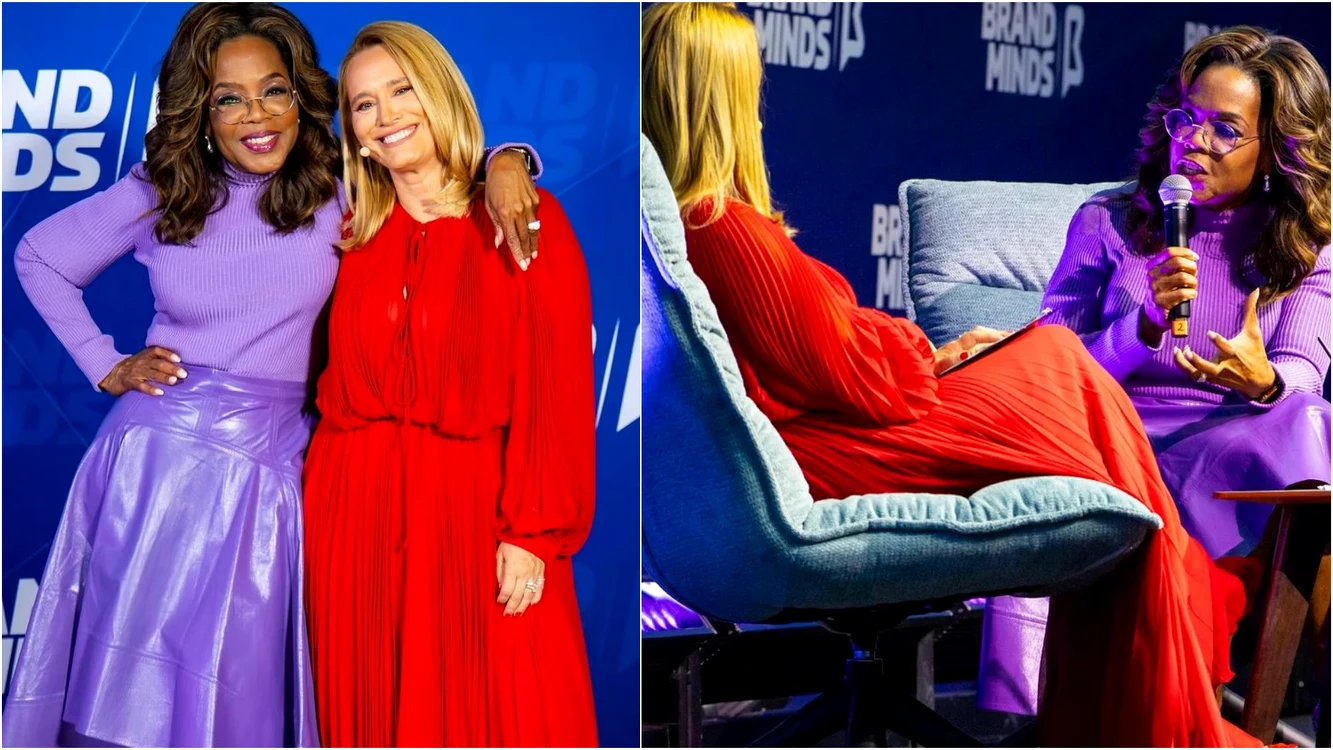 Andreea Esca față în față cu Oprah Winfrey