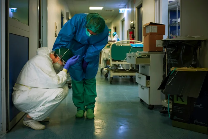 Spitalele Covid din toată țara sunt pline, iar medicii epuizațifoto: AFP