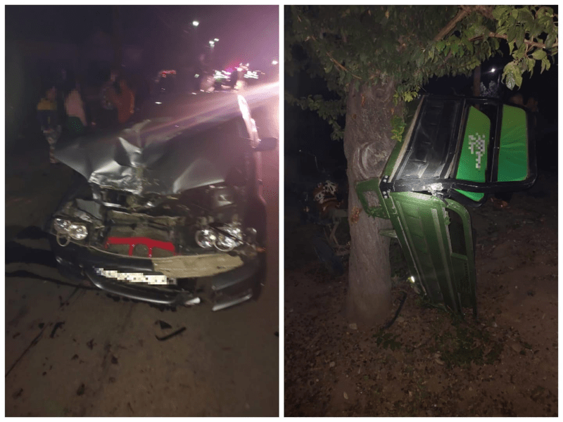 Accident rutier în Olt, provocat de un triciclu. Vehiculul era neînregistrat, iar conducătorul era fără permis