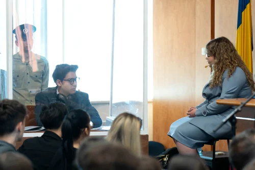 Imagini de la simularea procesului. FOTO: Complexul Educațional Laude-Reut