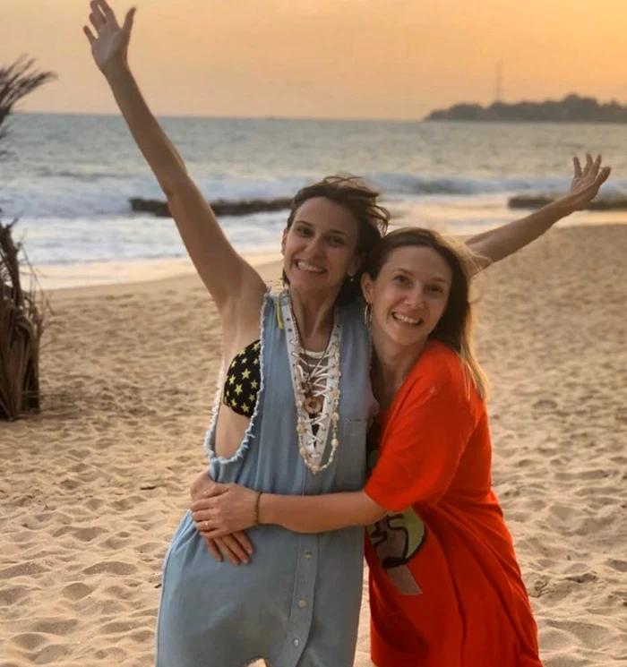 Dana Rogoz și Adela Popescu în Sri Lankafoto: arhiva personală