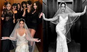 Vanessa Hudgens la petrecerea burlăcițelor foto Instagram jpg