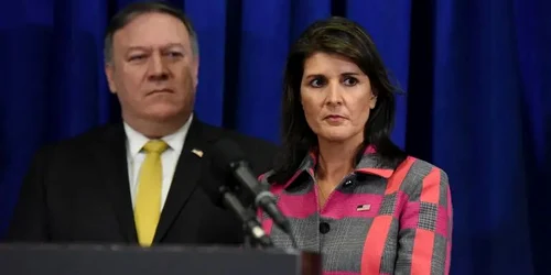 Michael Pompeo și Nikki Haley/ FOTO: Getty Images