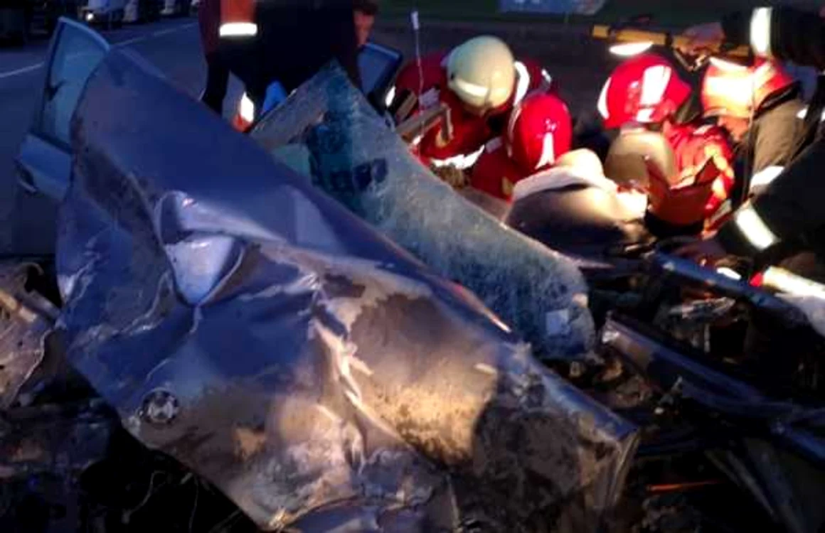 Accidentul s-a petrecut pe DN2, în apropiere de urziceni FOTO Arhivă Adevărul