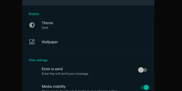 WhatsApp Dark Mode