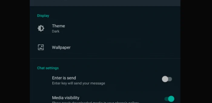 WhatsApp Dark Mode