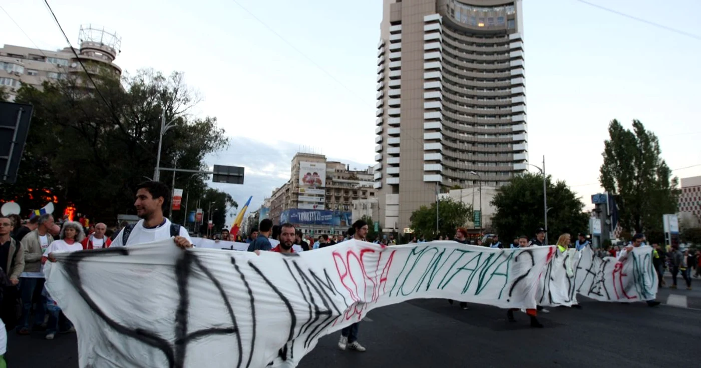 Ziua 22 de proteste faţă de proiectul minier „Roşia Montană” FOTO Marian Iliescu / Adevărul