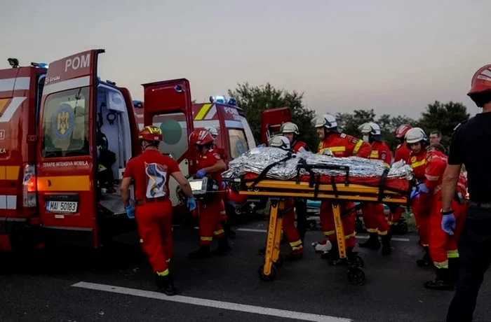 Zeci de peroane au fost rănite în exploziile de la Crevedia FOTO Inquam Photos