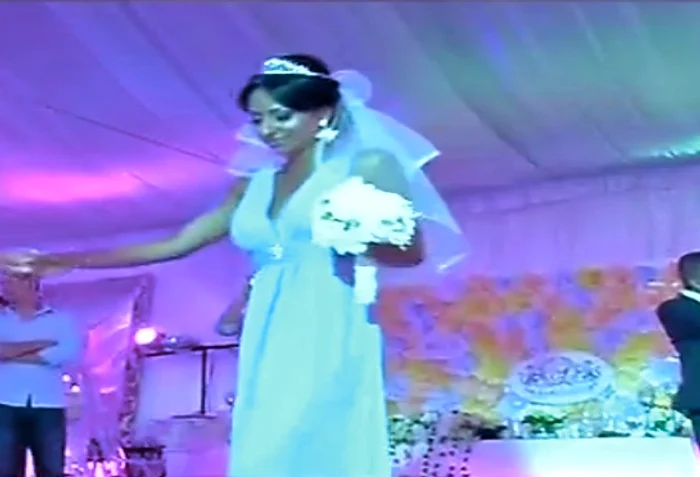 Nasrin a prins buchetul de flori la nunta Andreei Tonciu