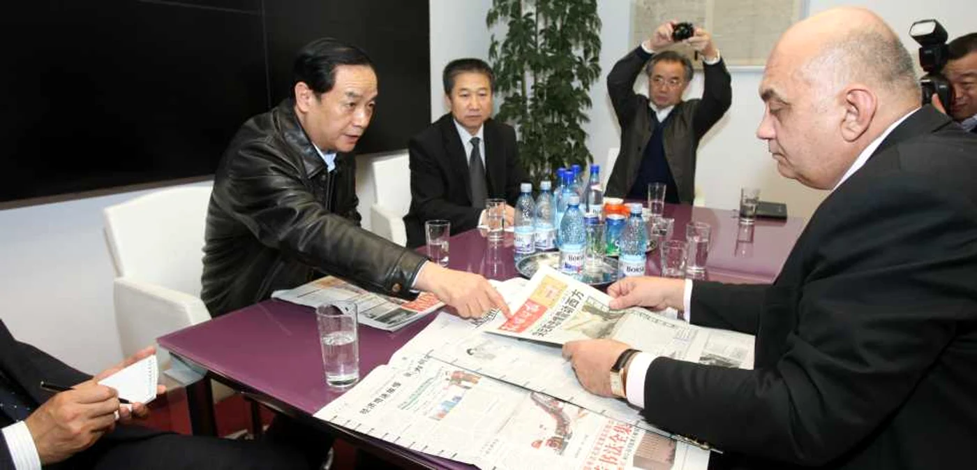 Peter L. Imre în dialog cu înalţii oaspeţi chinezi