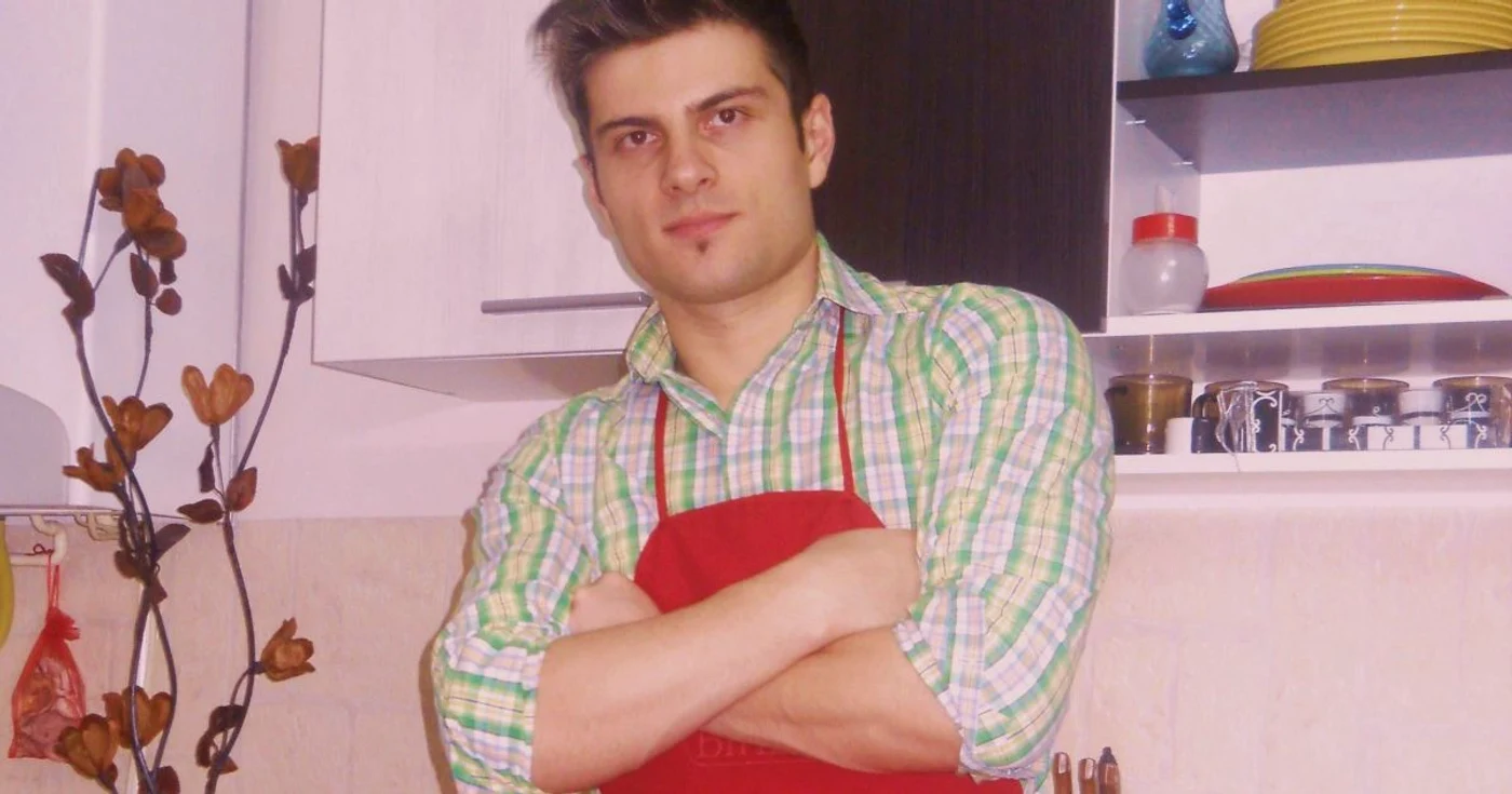 Alin Gabriel Pop s-a apucat de gătit în studenţie FOTO Arhiva personală