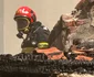 Incendiu puternic la fostul restaurant „Mărul de Aur” din București FOTO: ISU