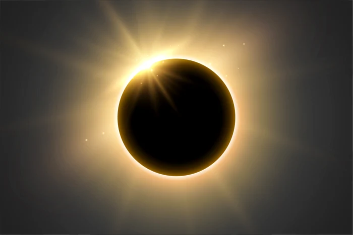 Eclipsa solară. Foto: Magnific.com