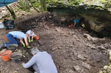  Cercetări arheologice la Tina Jama 