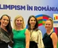 Cătălina Ponor, Daniela Silivaș și Andreea Răducan la gala 110 ani de Olimpism în România. FOTO: Facebook