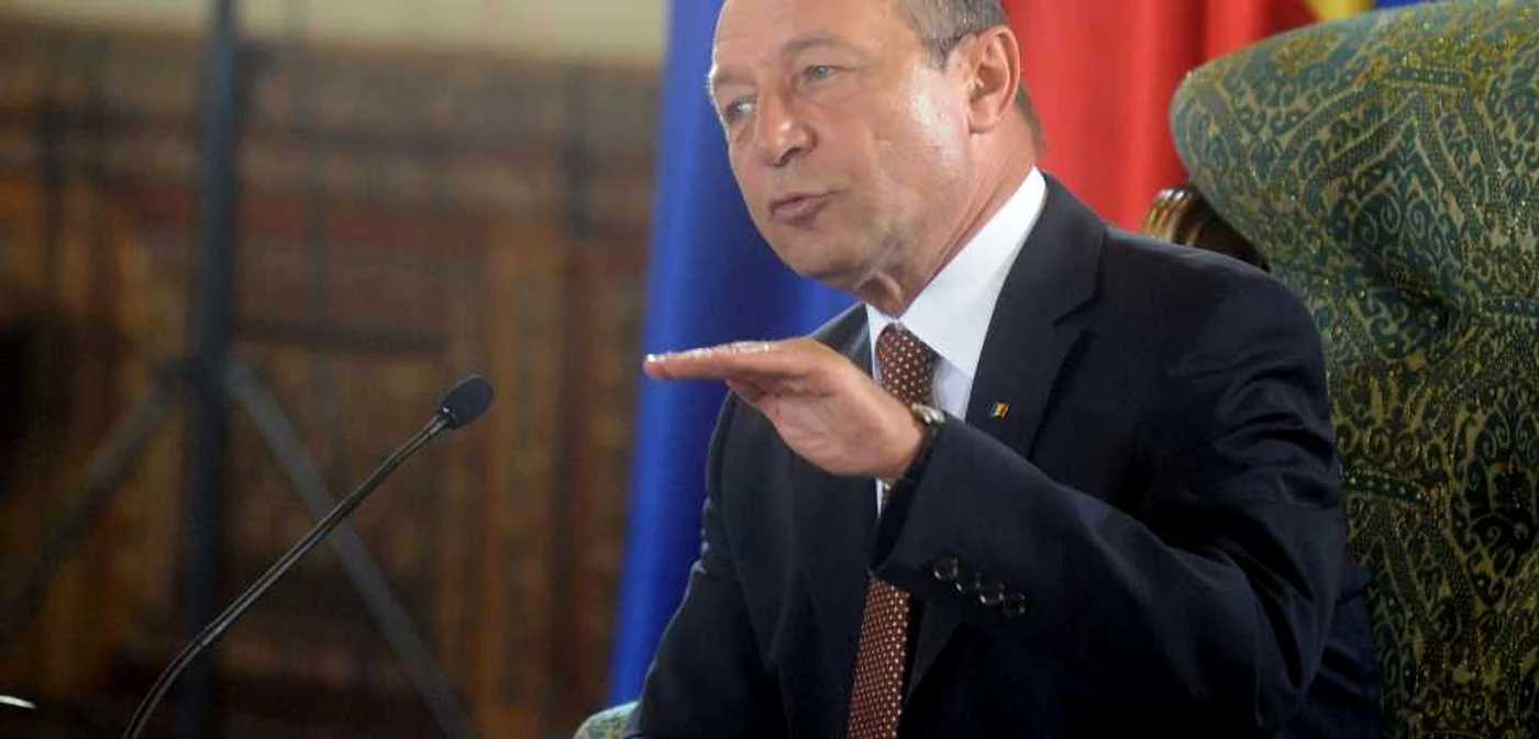Preşedintele Traian Băsescu a declarat că accesul României la Schengen este suspendat din cauza evoluţiilor interne din ţara noastră FOTO: Mediafax