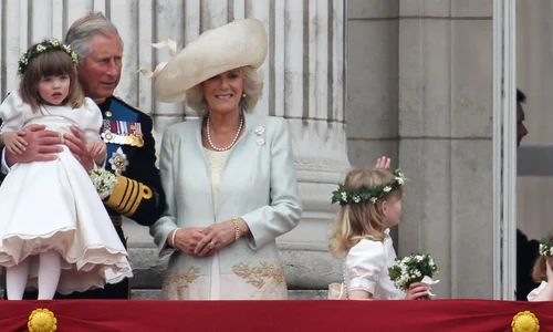 Royal Wedding   The Newlyweds Greet Wellwishers From The Buckingham Palace Balcony jpeg