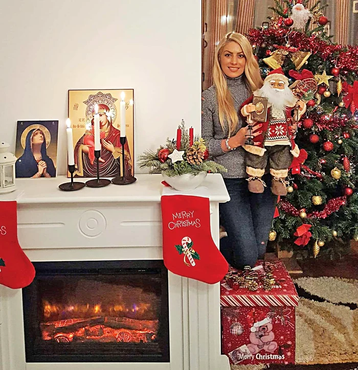 Ornela Pasăre şi-a împodobit casa de sărbătoare  