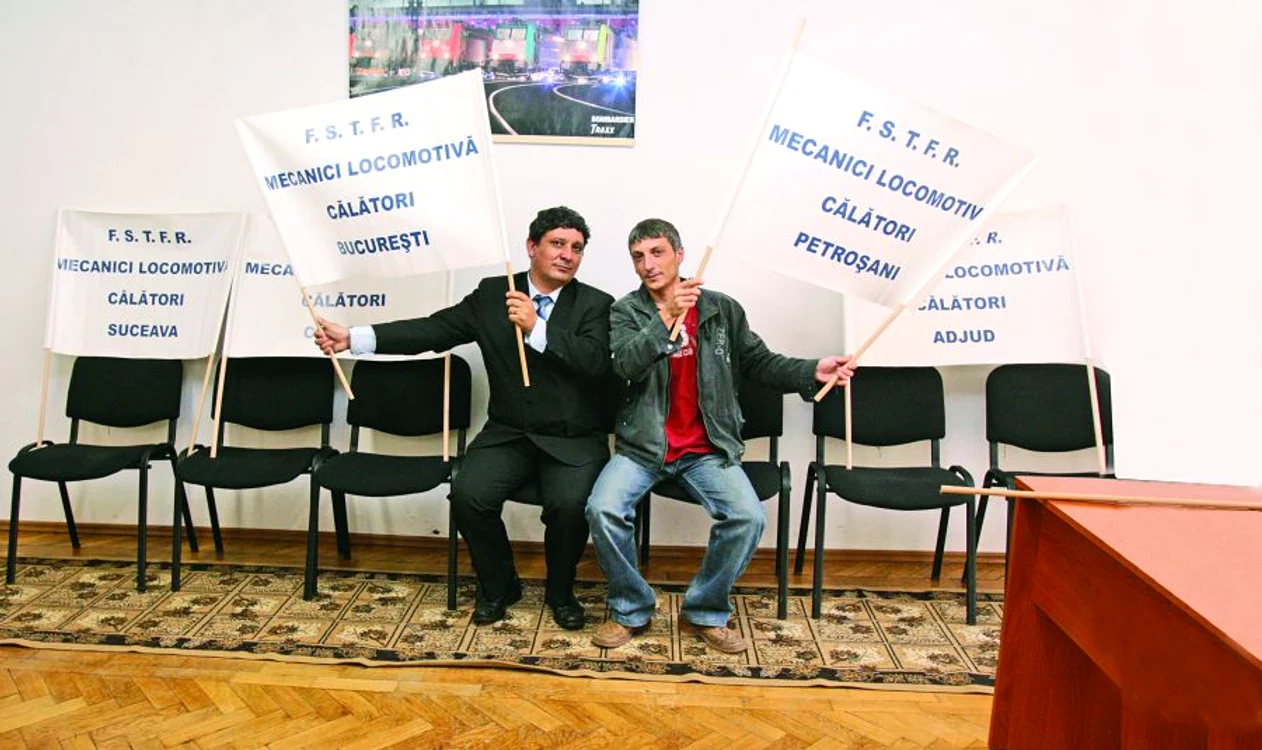 
    Sindicaliştii  s-au asigurat  că mesajele  sunt scrise corecte  