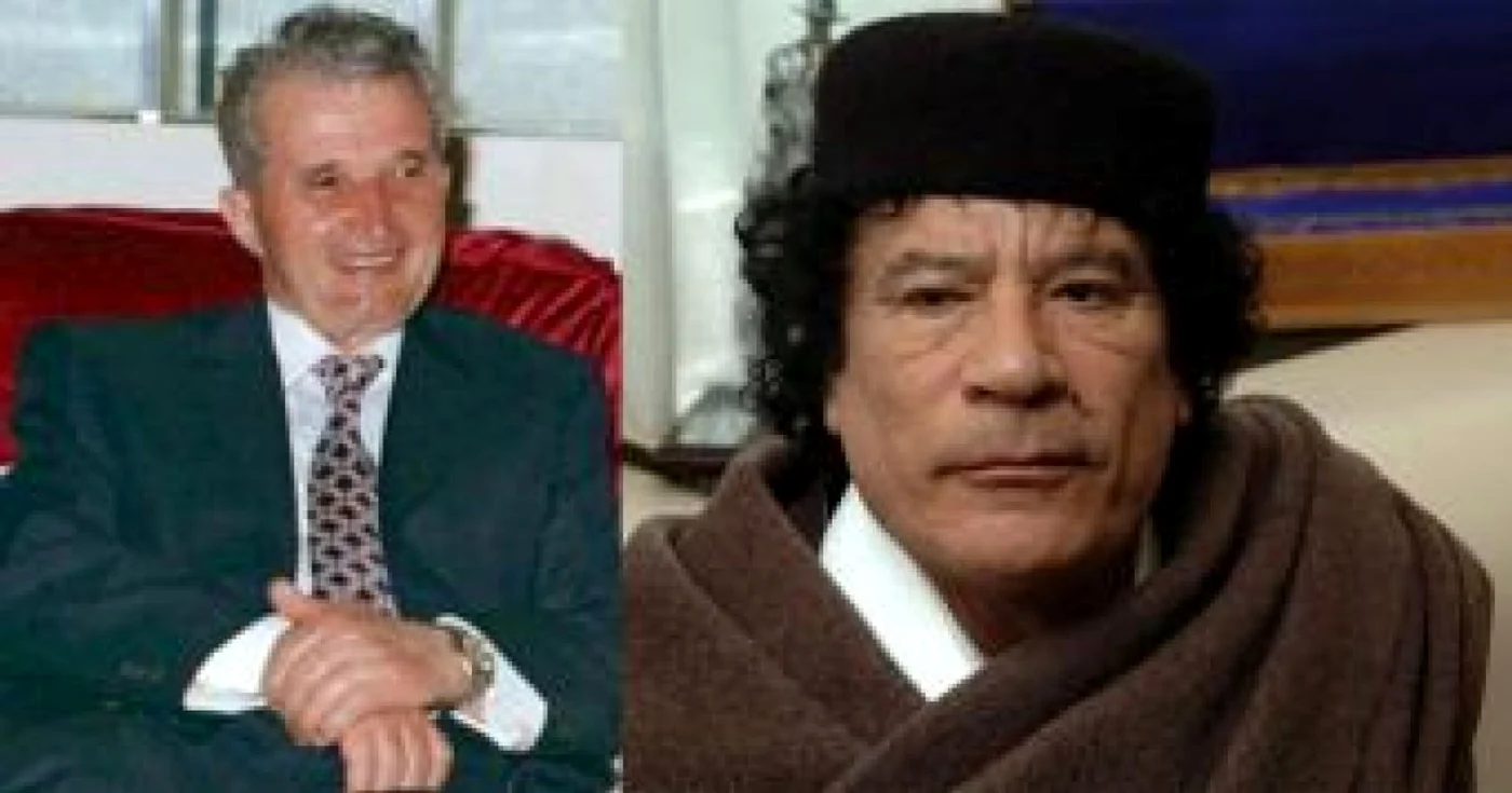 Ce aveau in comun Ceauşescu şi Gaddafi