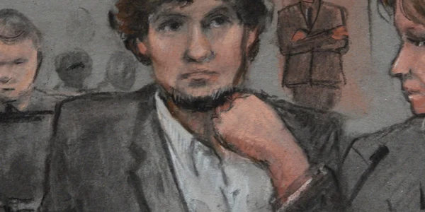 Dzhokhar Tsarnaev desen foto epa efe