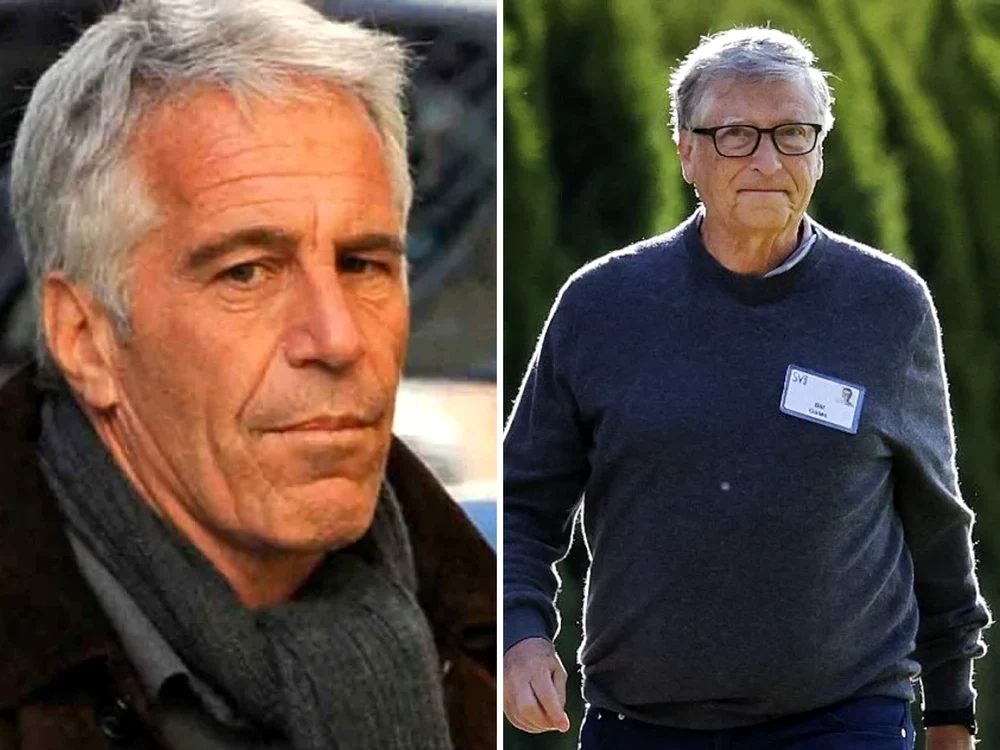 Jeffrey Epstein și Bill Gates/FOTO: New York Post și AFP