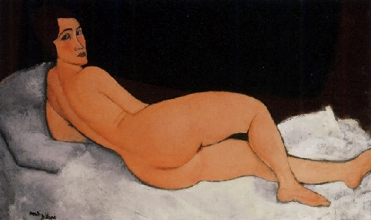 Nu couché (sur le côté gauche)_ Moglidiani 