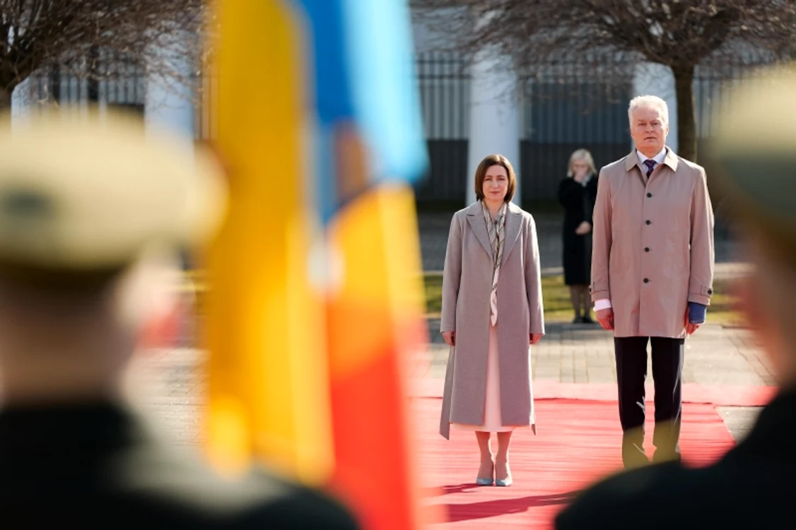 Maia Sandu a avut o întrevedere cu omologul său lituanian la Vilnius. FOTO: Presedinte.md