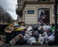 Gunoaie pe străzile din Paris FOTO Profimedia